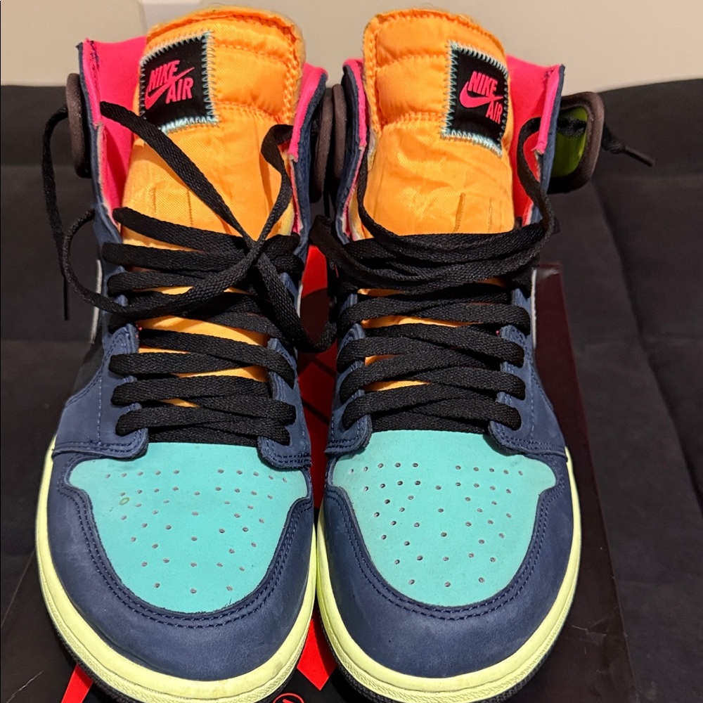 Jordan Multicolor High-Top Sneakers Tokyo Bio Hack. - Picture 3 of 11